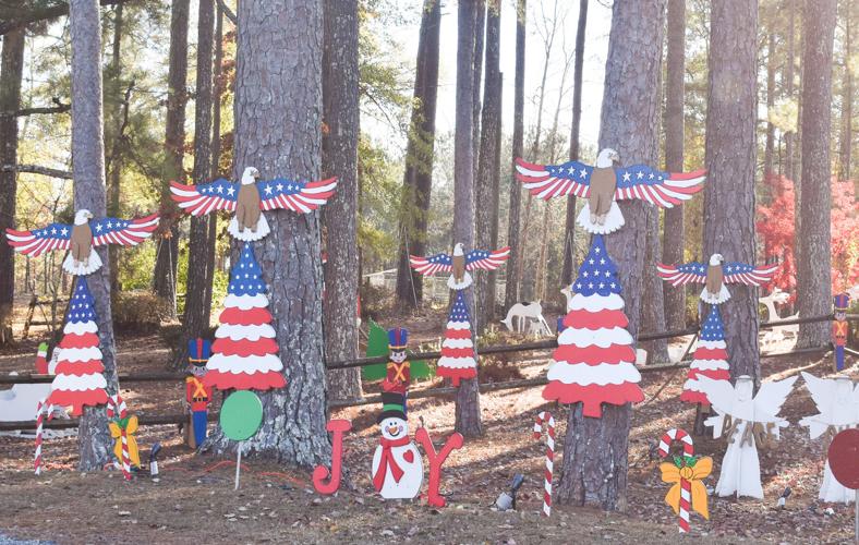 Local man embellishes home with self-made decorations