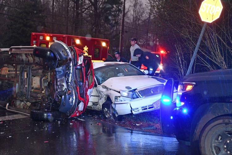 One injured, two flee on foot in literal hit-and-run