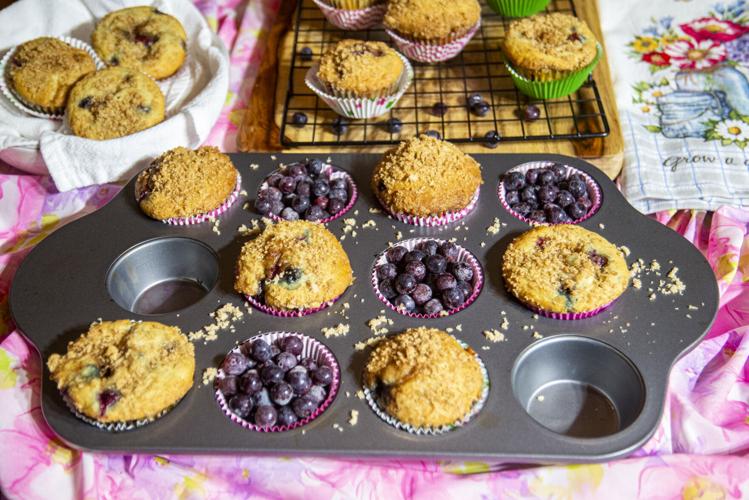 Bakery Style Blueberry Muffins