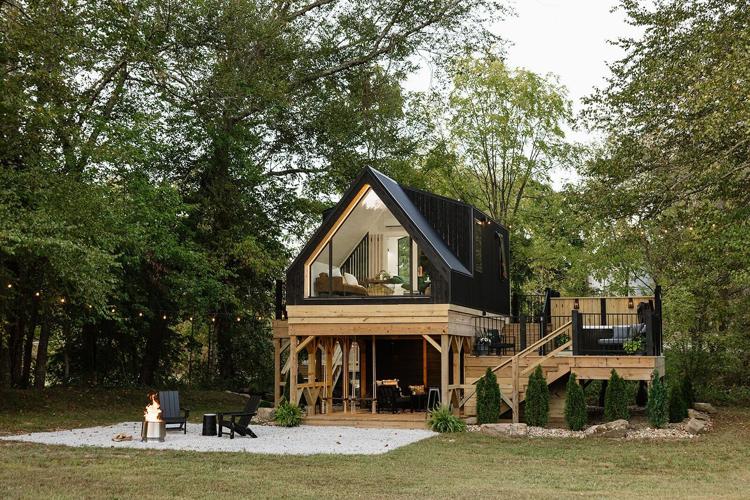 The A-Frame Classic Park Model Tiny Home From Zook Cabins