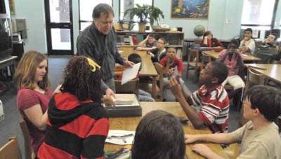Emmy Award winning writer visits ACMS
