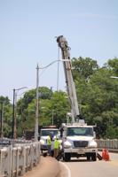 Light replacement on Fitzpatrick Bridge could last until the end of next week