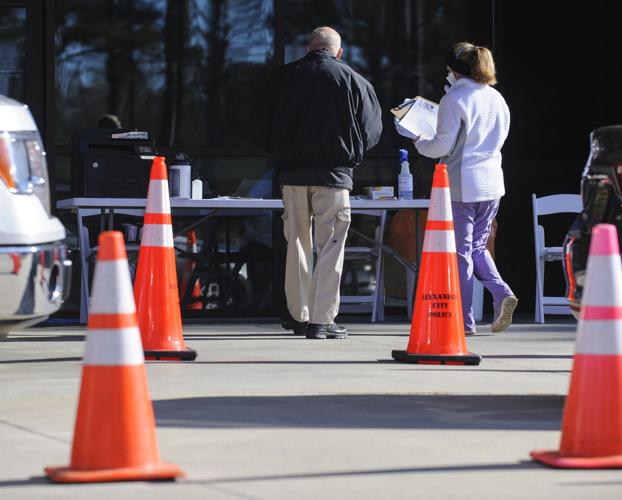 PHOTOS: The Mill Two Eighty transformed into a COVID-19 testing center for Russell Medical