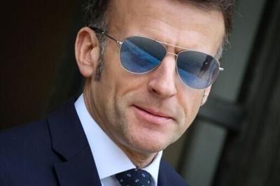 Macron's sunglasses briefly became an internet phenomenon in early 2026