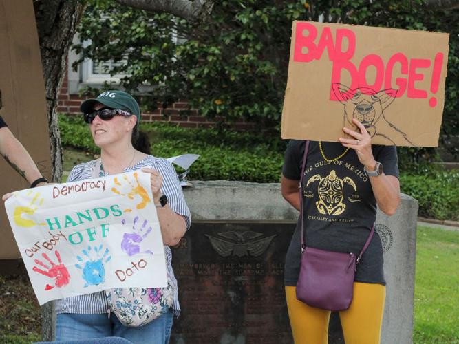 Community members partake in nationwide Hands Off rally