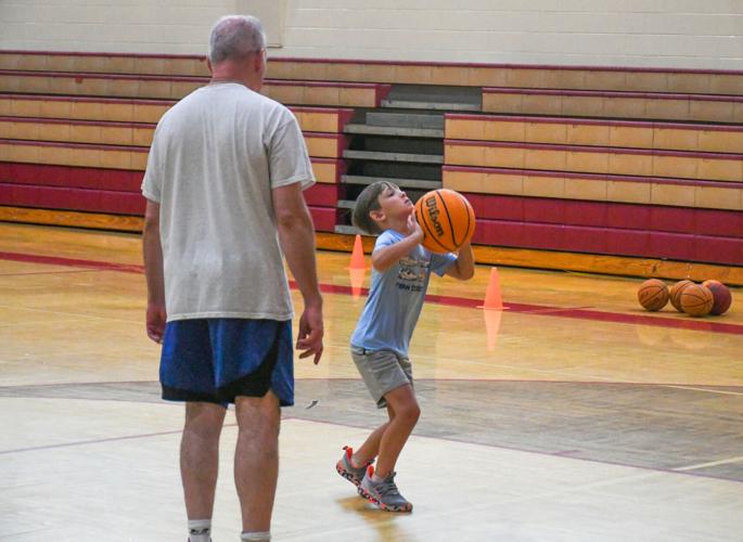 PHOTOS: Klark James hosts basketball camp in New Site