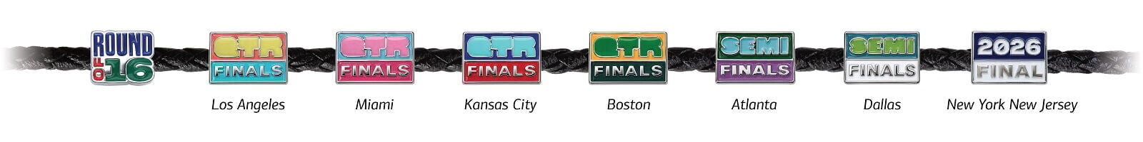 Bank of America has launched new beads for the knockout rounds in each host city of the FIFA World Cup 2026
