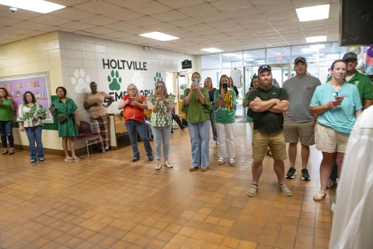 PHOTOS: Holtville High seniors walk through elementary, middle and high schools