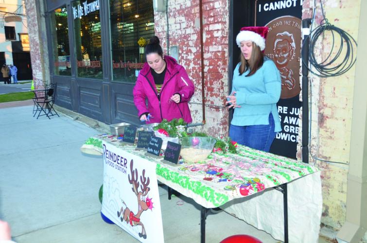 Downtown businesses host Christmas kick off event
