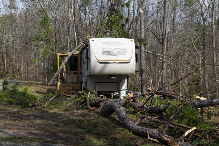 PHOTOS: Tornado damage and cleanup in Tallapoosa County