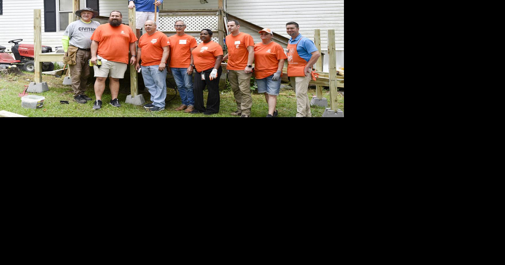 Built with purpose: Local partners construct ramp for Air Force veteran