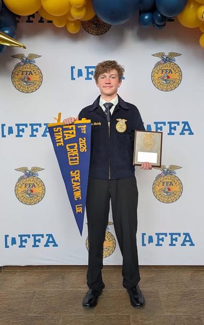 Submitted / TPI Wetumpka High School’s Jackon Blakely won the Alabama FFA creed speaking at the state FFA convention last month. He will advance to compete in the national convention in October.