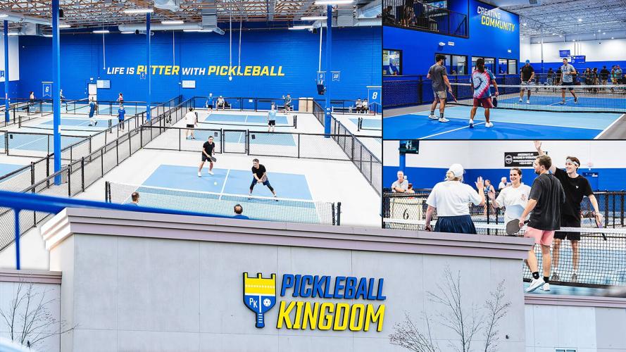 Pickleball Kingdom offers a premier indoor pickleball experience, featuring state-of-the-art courts and a welcoming environment for players of all skill levels.