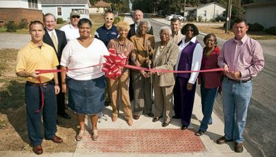 Sidewalks finished on K Street