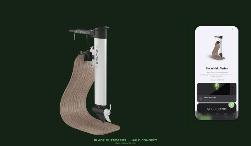 Blade Halo Electric Outboard App