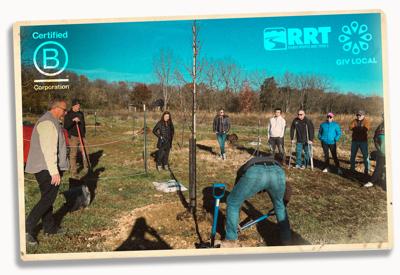 RRT and Giv Local owners planting trees.