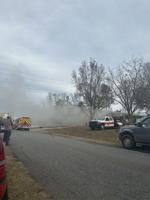 Goldville house catches fire