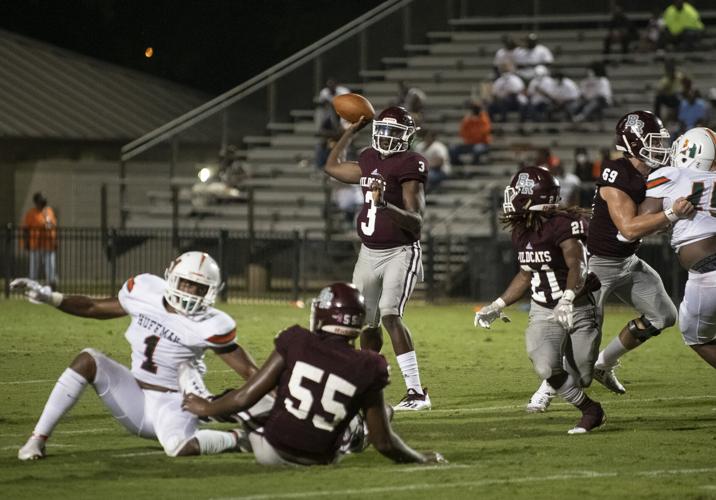PHOTOS: Ben Russell hosts Huffman in the first game of the season