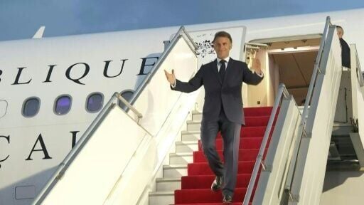 Macron arrives in Yerevan ahead of European Political Community summit