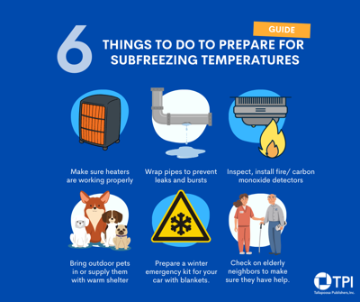 There is still time to prepare for subfreezing temperatures
