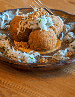 Smoked Scamp and Potato Croquettes