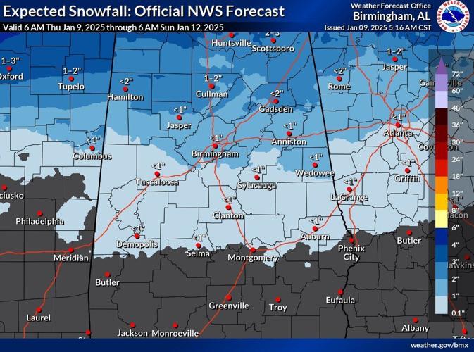 Snowfall is possible Friday, but not guaranteed