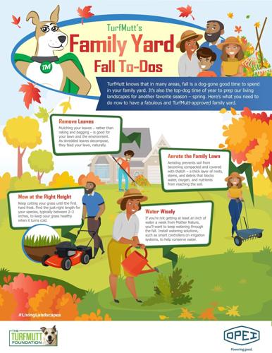 "Fall is a peak learning season for kids, but also for getting your yard in shape," says Kris Kiser, President & CEO of the TurfMutt Foundation. "It’s an opportunity to take lessons outside and teach children how to care for our green spaces during this...
