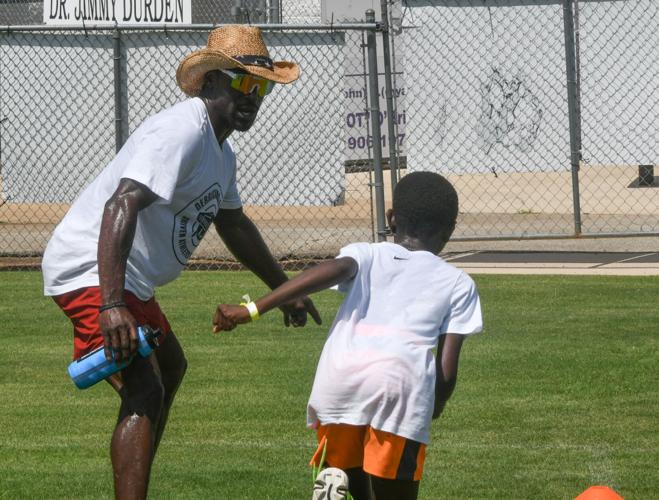 PHOTOS: Derrick Ansley hosts football camp at Tallassee