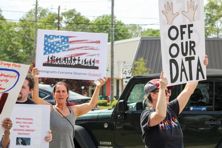 Community members partake in nationwide Hands Off rally