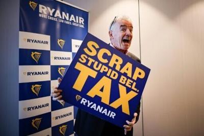 Ryanair chief executive Michael O'Leary hit out at Belgium for increasing taxes on air transport