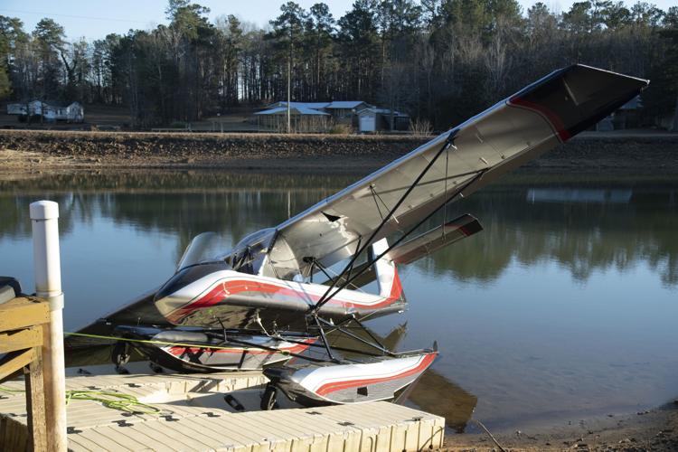 PHOTOS: Seaplane crash lands on Lake Martin