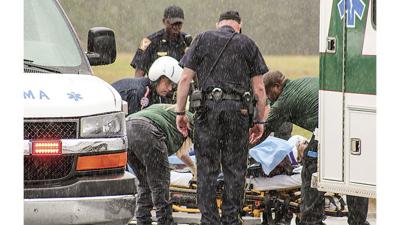 Officials spend Wednesday investigating plane crash while pilot fights for life