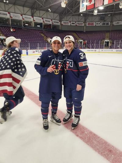 Nicole LaMantia (left) and Abbey Murphy (right) represented Team USA together at the 2023 Women’s IIHF World Championship. The accomplished athletes are scheduled to share their experiences and insights during a special panel discussion at Turning Point...