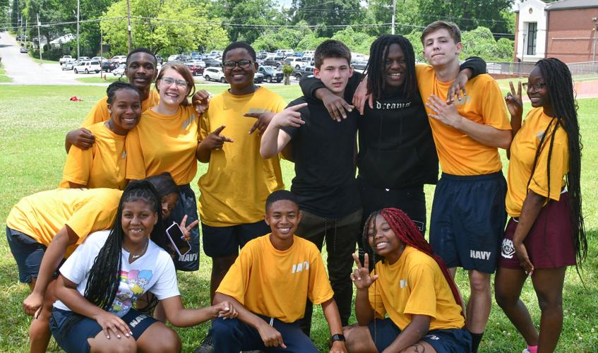 PHOTOS: Benjamin Russell Navy JROTC plays kickball