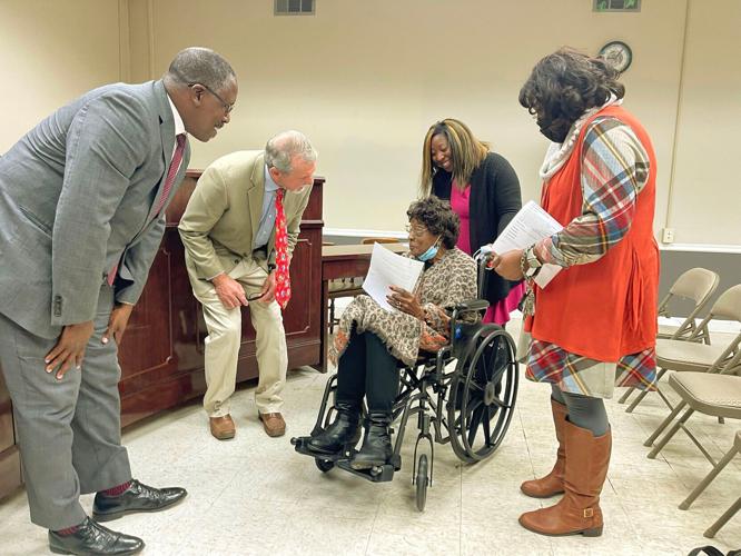 PHOTOS: Tallapoosa Commission honors Tallassee centenarian