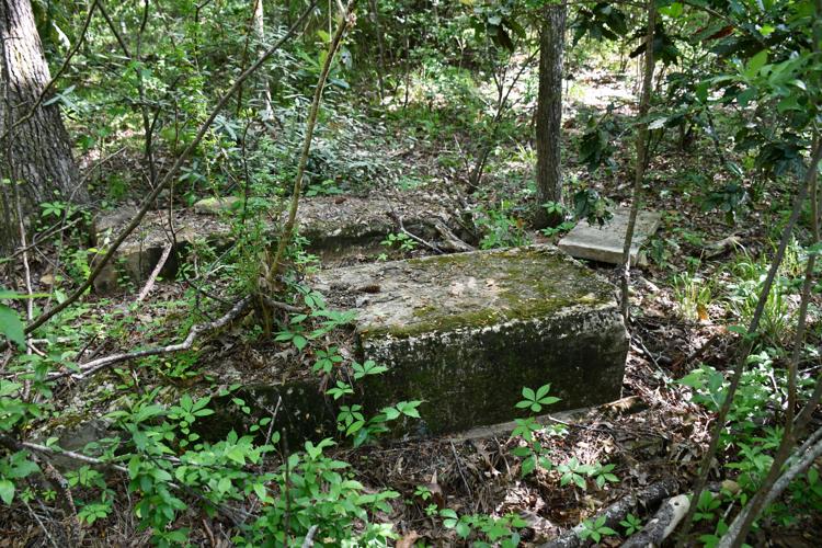 PHOTOS: Dozens of old Youngsville graves lie in the woods of the Russell Mills estate