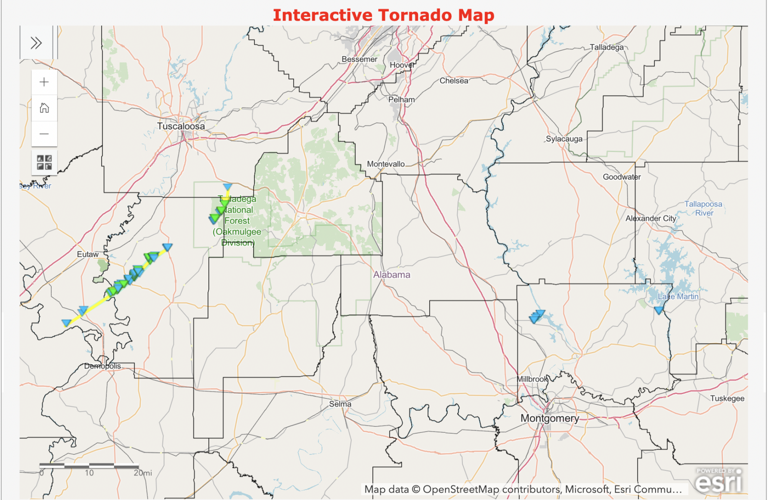 Tallapoosa County spared by tornadoes Thursday