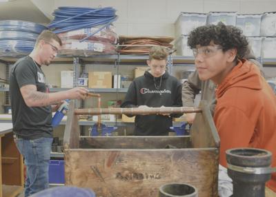 Plumbing, pipefitting instructor gets students ready for job force