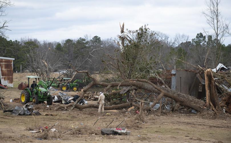 PHOTOS: Cleanup in the Lightwood community after the tornado
