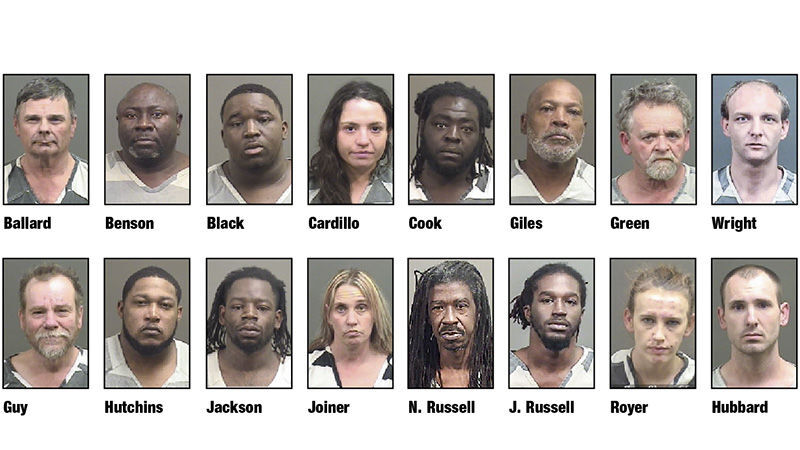 UPDATE: 14 arrested in countywide drug sweep, two others face charges again