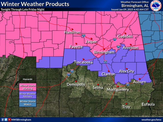 Elmore County to be under winter weather advisory