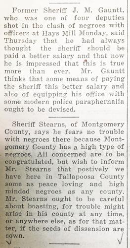 Local coverage of The Share Croppers Union