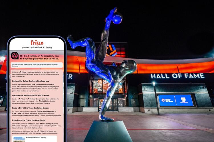 The National Soccer Hall of Fame in Frisco, Texas, and a conversation with Frankie, a new AI‑powered assistant from Visit Frisco and GuideGeek.