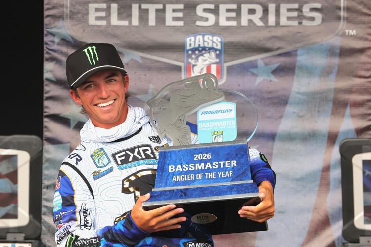 Illinois pro Trey McKinney has won the 2026 Progressive Bassmaster Angler of the Year title with a season-long total of 735 points.