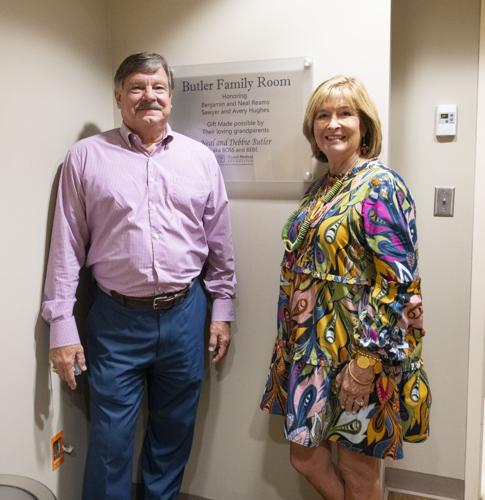 PHOTOS: Donations help redecorate family conference rooms at Russell Medical