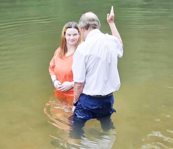 Coosa County inmates baptized at Hatchet Creek after finding faith