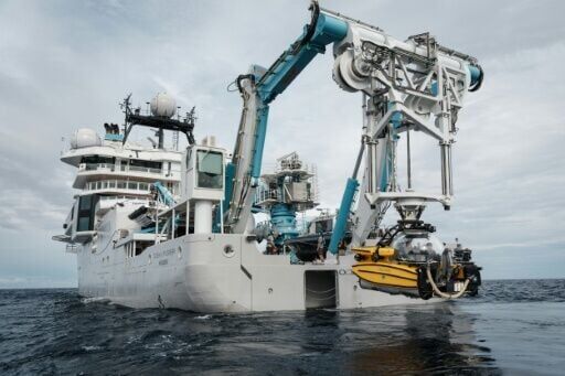 The ship boasts labs for genetic sequencing, a helicopter for aerial surveys and a remotely operated vehicle