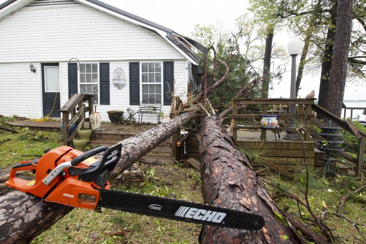 PHOTOS: Storm damage at Castaway Island on Lake Martin