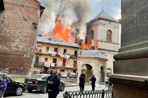 Russia pours 400 drones at western Ukraine in rare daytime attack