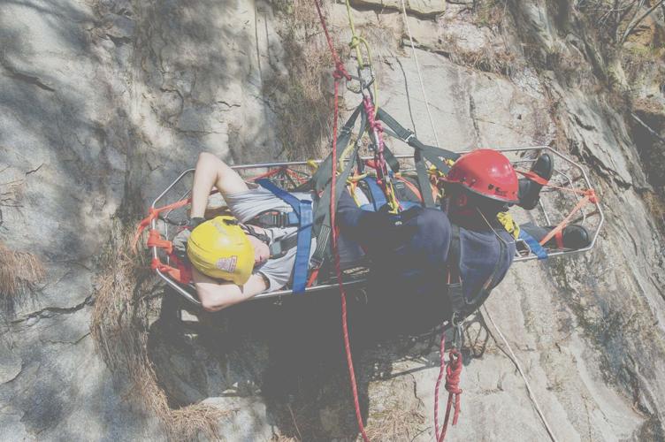 Firefighters conduct High Angle Rope Rescue training at Patriot’s Point